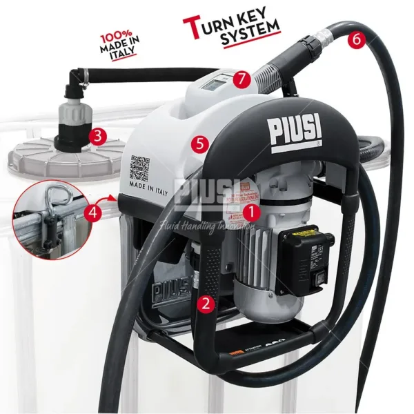 SURTIDOR DE ADBLUE_UREA PARA TANQUE IBC THREE25 PIUSI F00101000 - Imagen 2