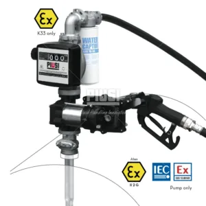 ESTACIÓN DE TRASIEGO PARA COMBUSTIBLE DRUM EX50 K33 230/50-60 AUT/F/4M PIUSI F0037601B