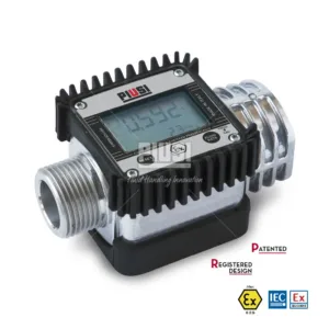 CONTADOR ELECTRONICO PARA KEROSENO/GASOLINA K24-A M/F 1” BSP ATEX/IECEx PIUSI F00408X00