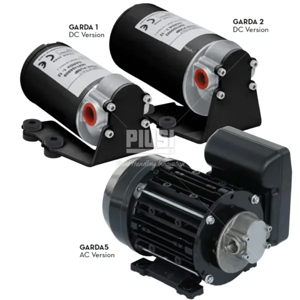 BOMBA PARA TRASVASE ACEITE-DIESEL-AGUA GARDA 2 24 VOLT 10 LTR PIUSI NMT450002A