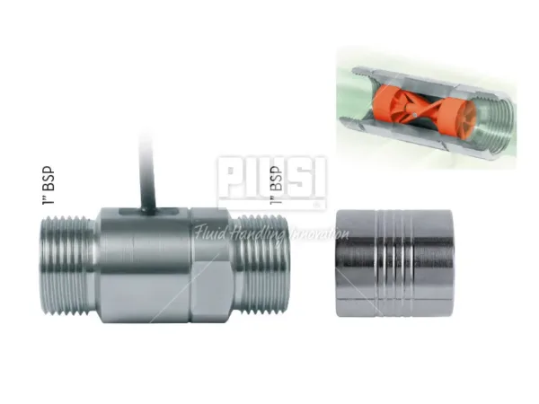 CONTADOR DE PULSOS CON TURBINA PARA ADBLUE TURBINOX INLINE PIUSI F00410000