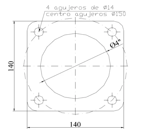 JUNTA PLANA CUADRADA NBR EQUIPTANK 940053N - Imagen 2