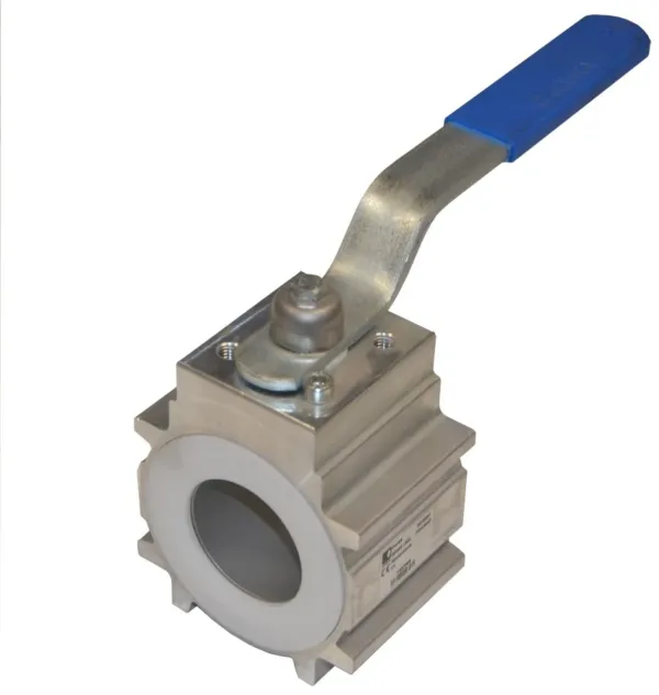 BALL VALVE DN100 PN16 BALL AISI 316L MASSIVE JOUKA J100/090HVP-T17-V-PP ACC13081 - Imagen 2