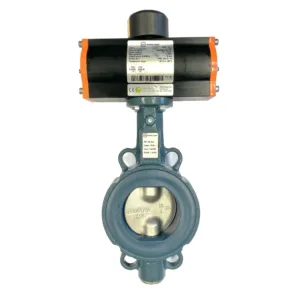 BUTTERFLY VALVE DN80 WAFER VALVE WITH PNEUMATIC ACTUADOR EBRO ARMATUREN Z011-A DN-80 EB5