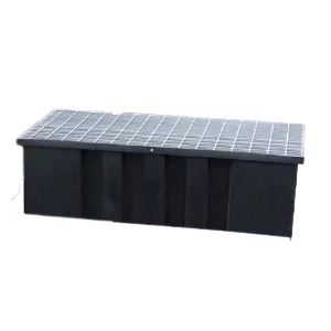 RETENTION BUCKETS With galvanized steel grille 640 LITERS 5600379814373 PREMIER TECH